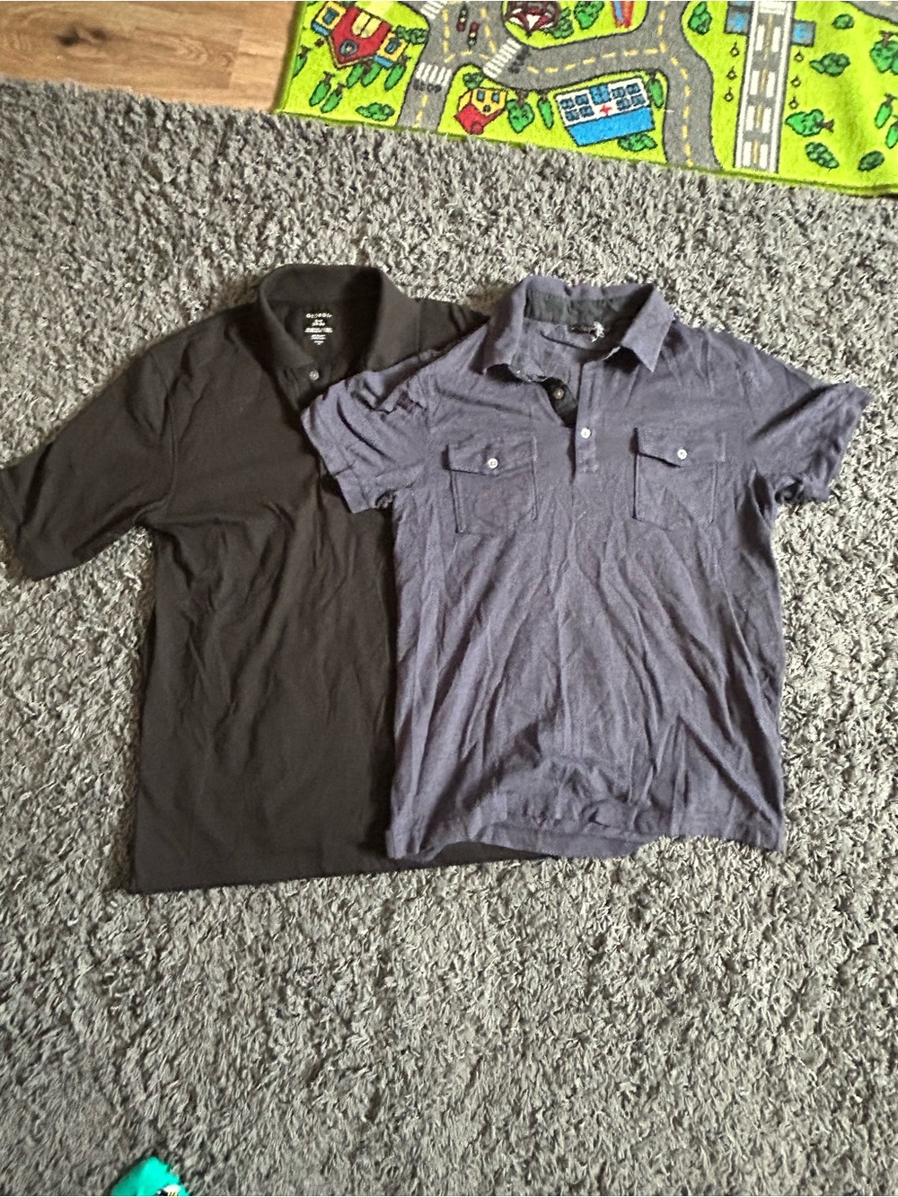 George Men's Polo Shirts - Black and Navy